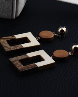 Vintage Wooden Earrings