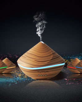 Ultrasonic Wood Grain Humidifier and Aroma Diffuser