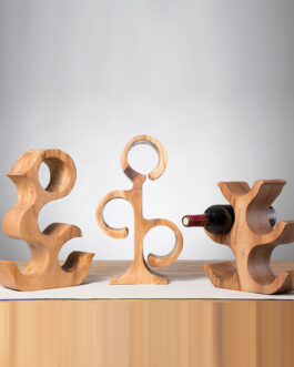 Handmade Solid Wood Creative Wine Rack