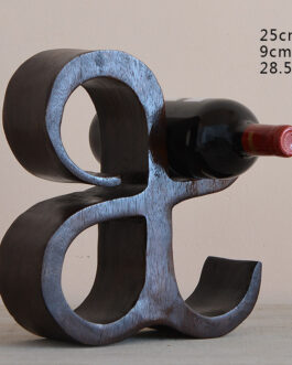 Handmade Solid Wood Creative Wine Rack