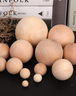 Solid Color Wooden Ball